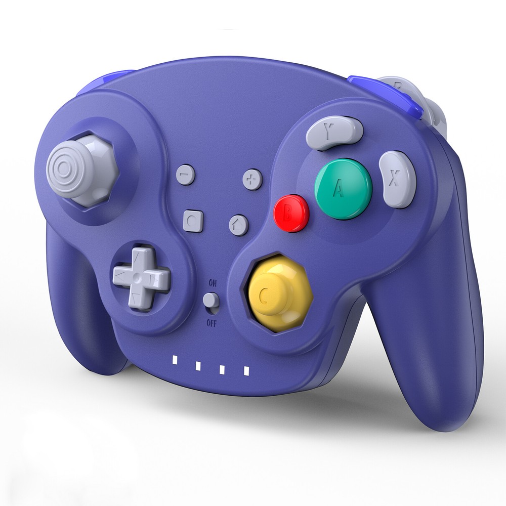 Wireless NFC Gamecube Style Controller for Switch 1/2 PC -/Rumble /Gyro Axis