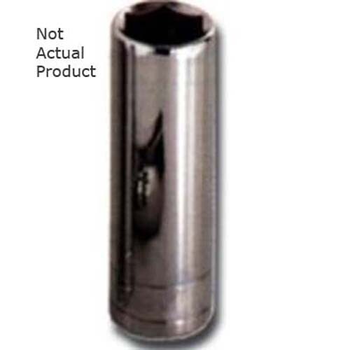 K Tool 28215 Chrome Socket, 1/2" Drive, 15mm, 6 Point, Deep