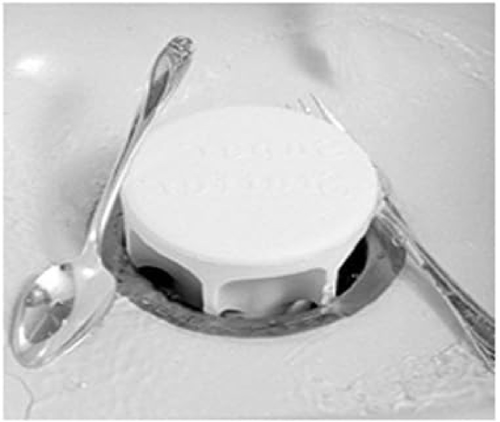 Norpro Super Stuffer for Garbage Disposal, 4 Ounce, White