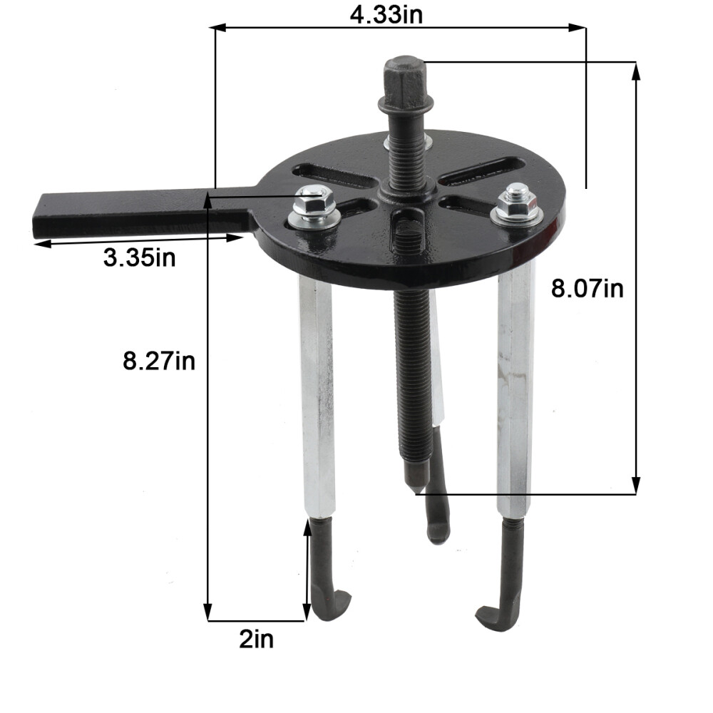 Bearing Disassembly Puller Inner Three-jaw Puller Set Hole Puller Removal Tool