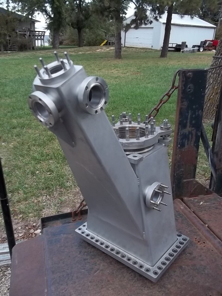 UHV Chamber (8) 2.75" + (1) 6" Bellows Conflat CF Flanges