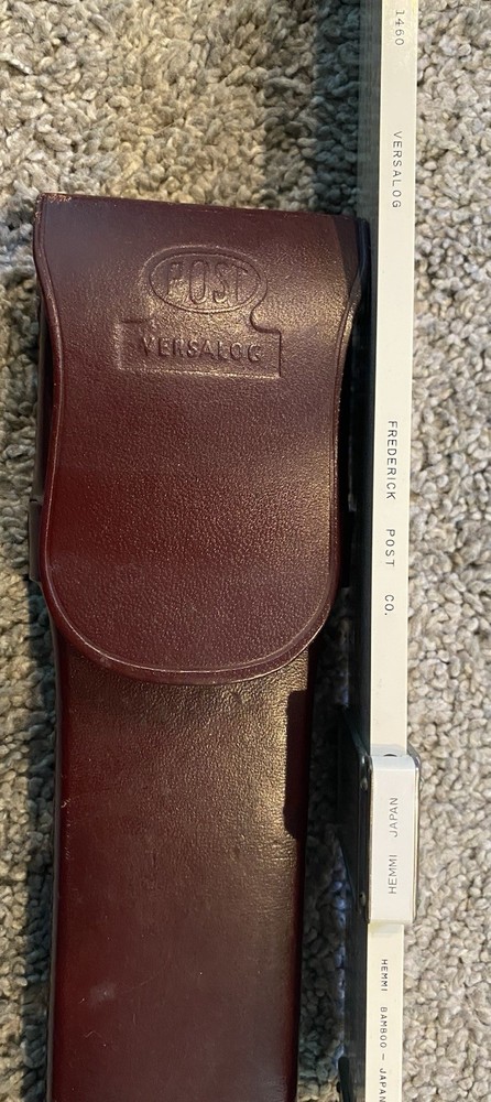 Frederick Post Versalog 1460 Engineer Slide Rule Belt Case *GREAT COND*