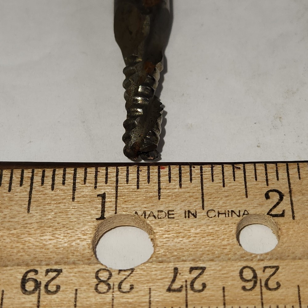 Spain M42 3-FLUTE 3/16x3/8" Single end mill EUC