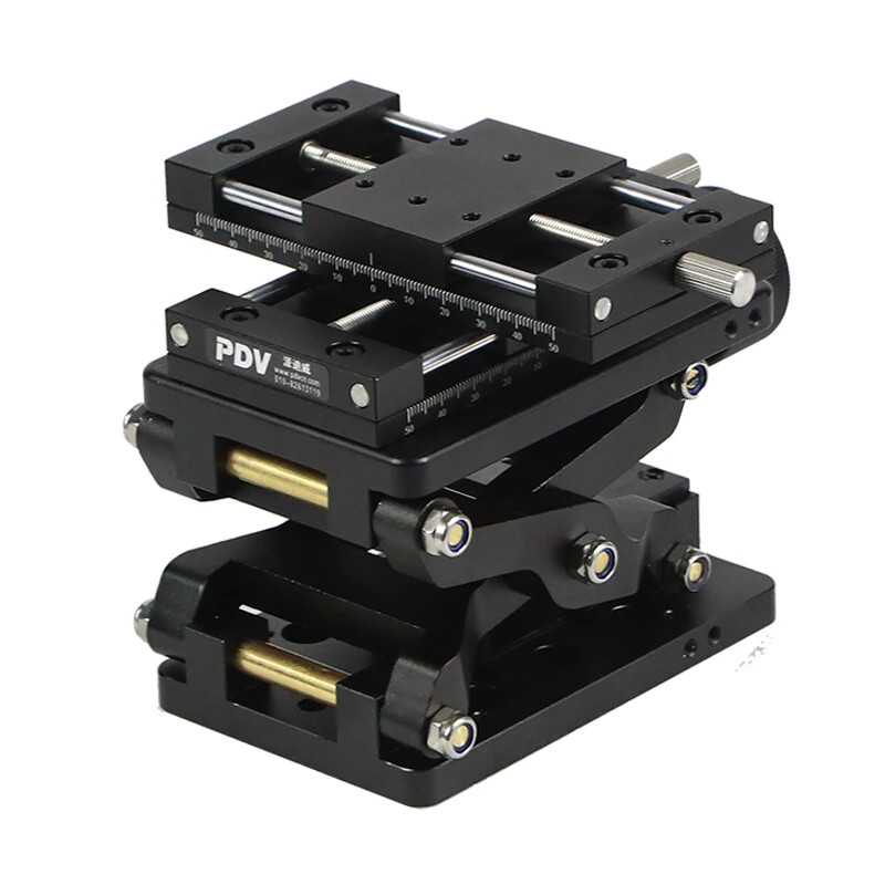 Z-Axis Lifting XY Linear Manual Three-Axis Stage Precision Lab Jack With Locking