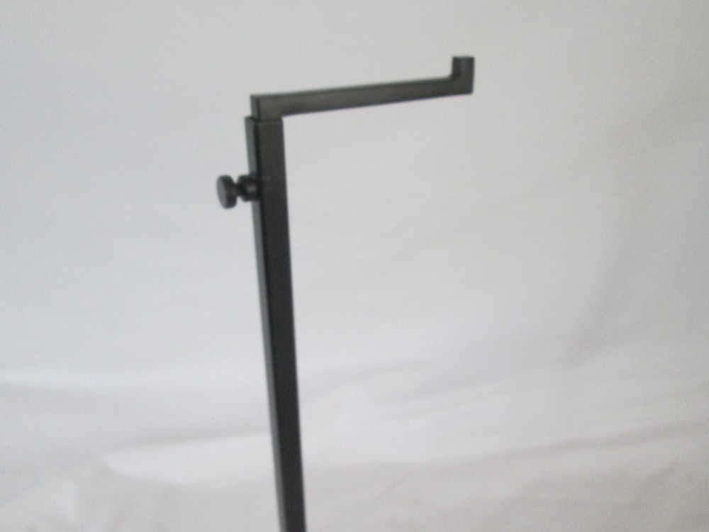 Adjustable Metal Handbag Rack Tabletop Purse Display Stand Single Hook B Black