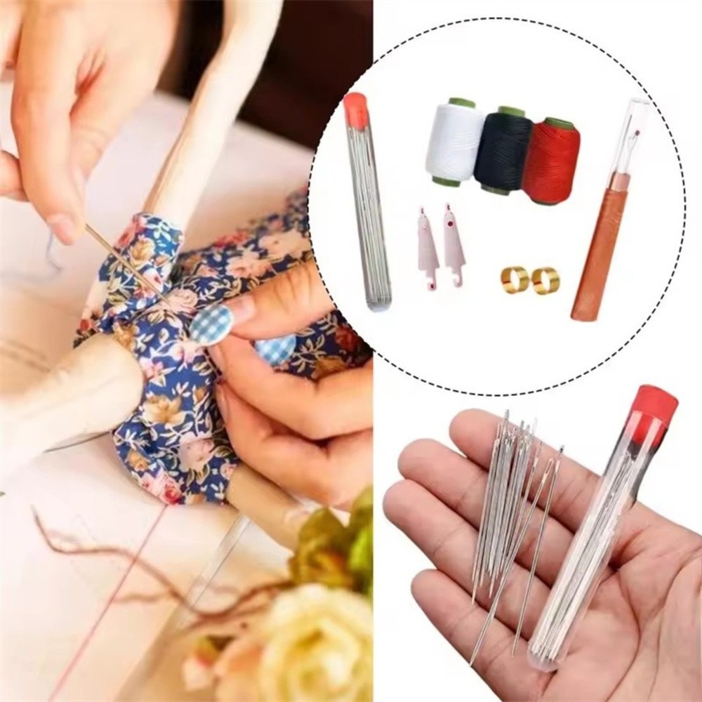 Sewing Tool Set,Needles Thread Hand Repair Tool,Portable Sewing Kit