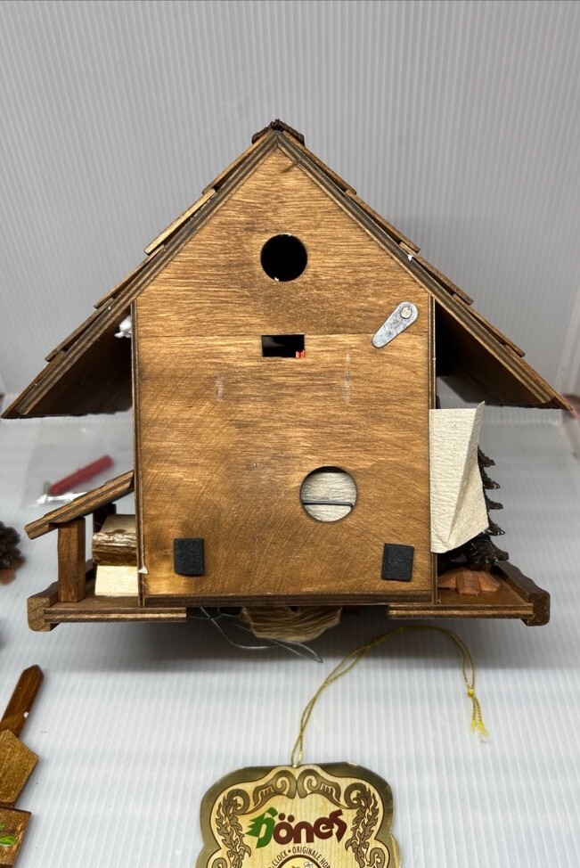 New Authentic Black Forest German Cuckoo Clock With Certificate Of Authenticity