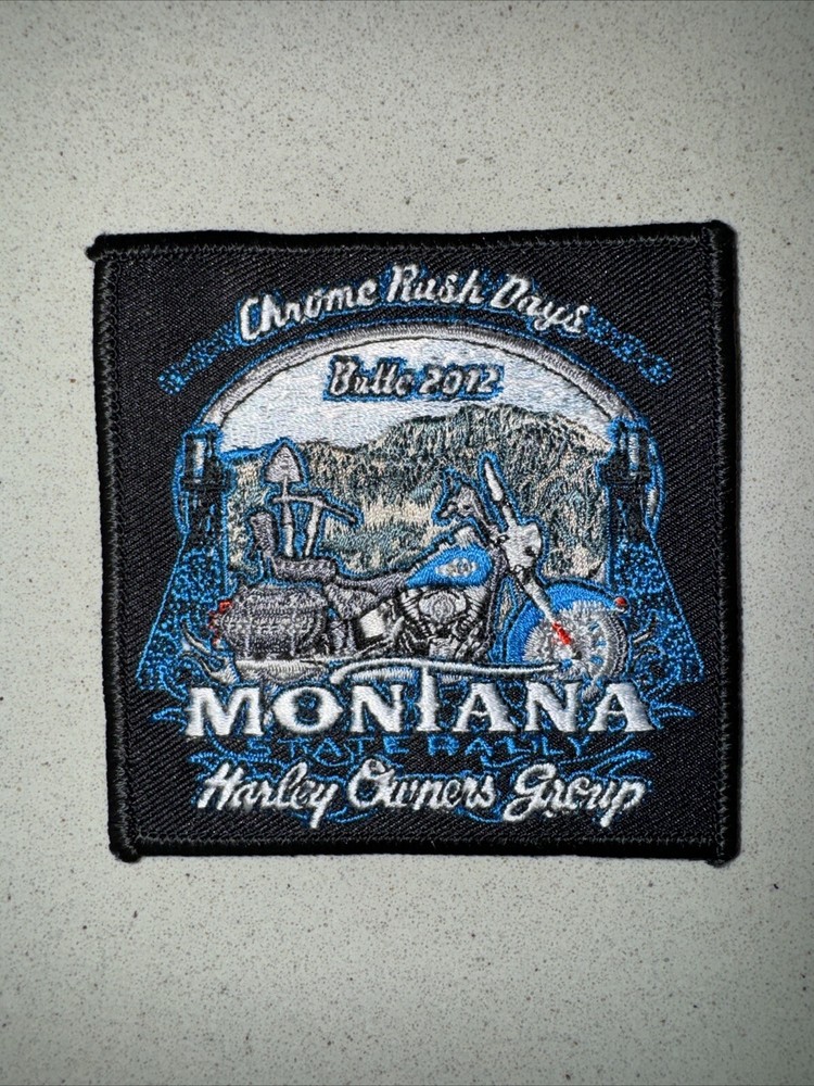 Harley Owners Group 2012 MONTANA STATE Rally HARLEY Davidson PATCH