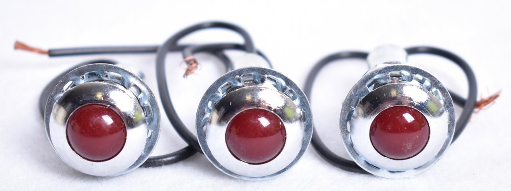 3 Count Red Panel Indicator Lights