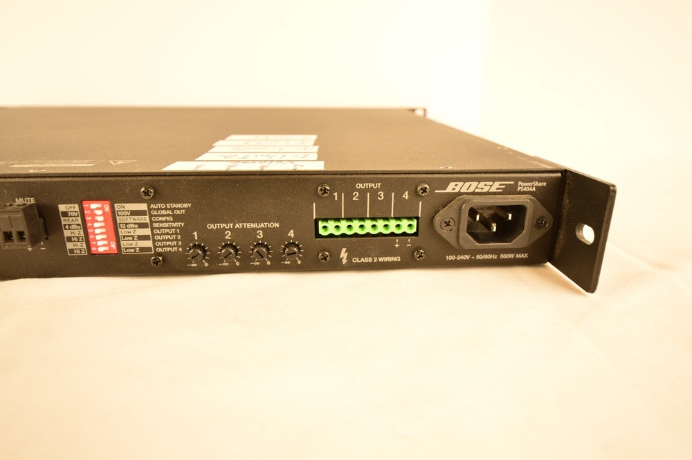 Bose PS404A Power Share Adaptable Power Amplifier Working from Closed Arcade