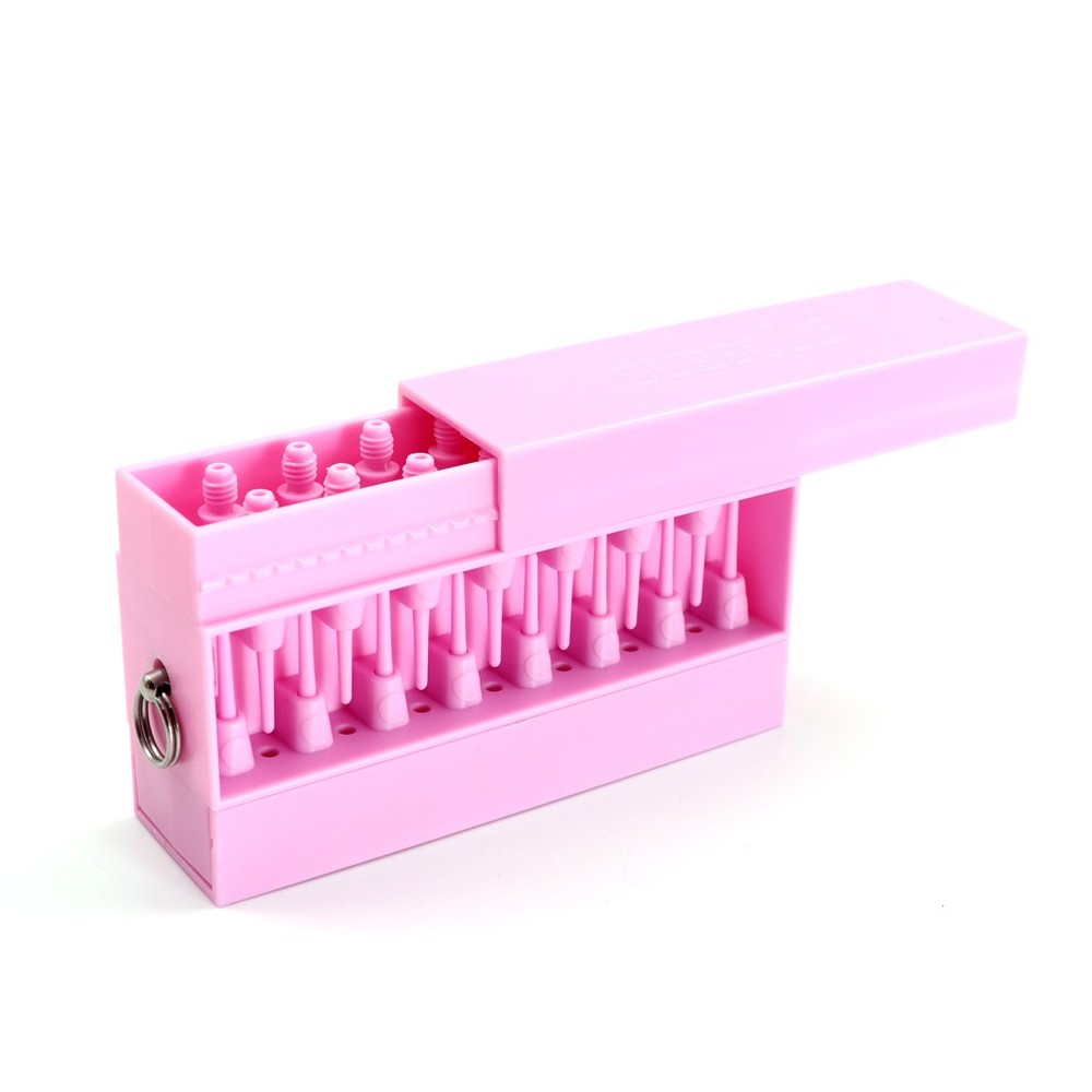 CUESOUL TOUCH-Point Dart Soft Tips withTouch Dart Case Tool-Pink