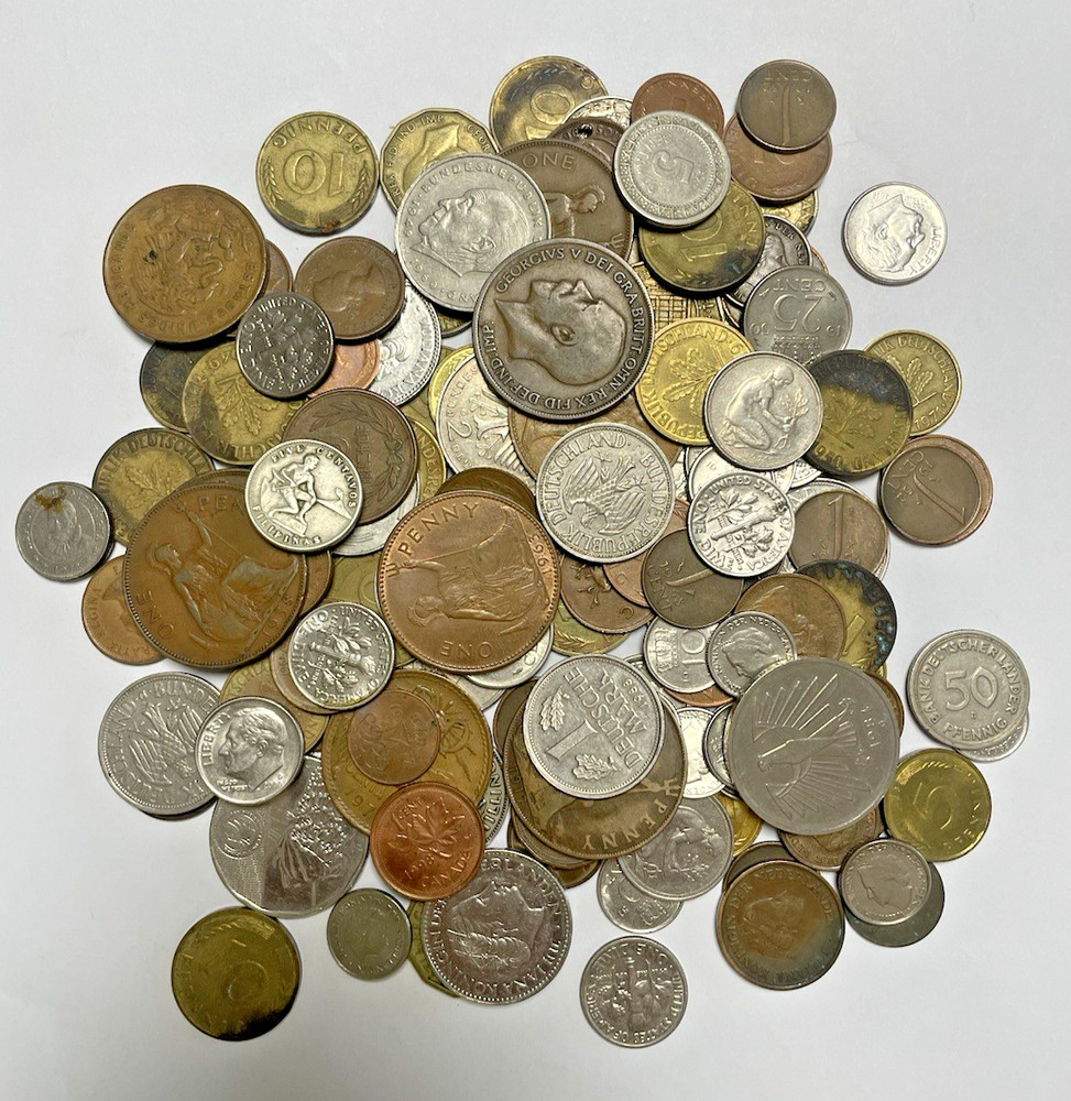 World Coins Bulk 150 +   Nice Variety