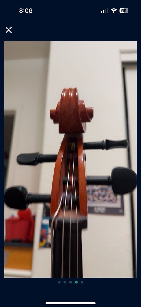 3/4 Cello With Bow And Case