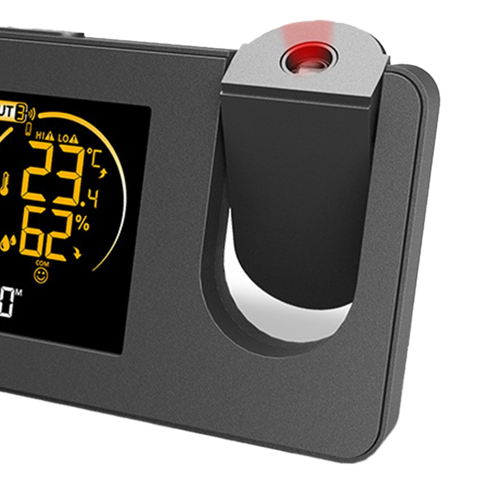 Alarm Clock Digital Clock Projector On Ceiling With Indoor Outdoor Temperature