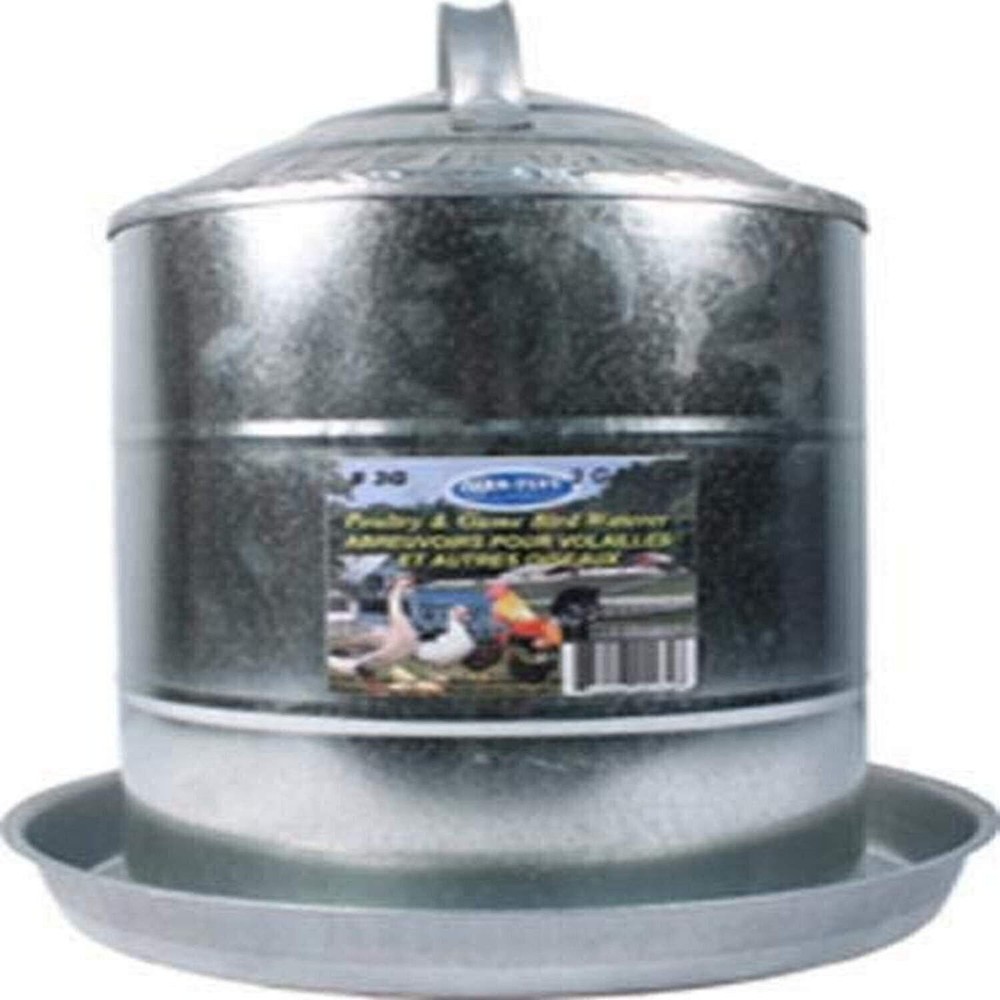 Galvanized Poultry Fountain