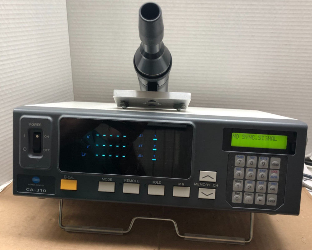 Konica Minolta Color Analyzer CA-310 + Sensor Probe / WITH MANUAL / USED