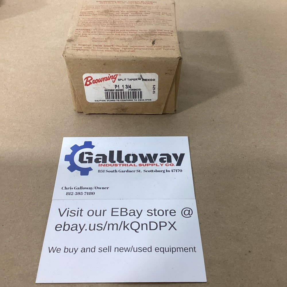 BROWNING P1 1 3/4 Split Taper Bushing