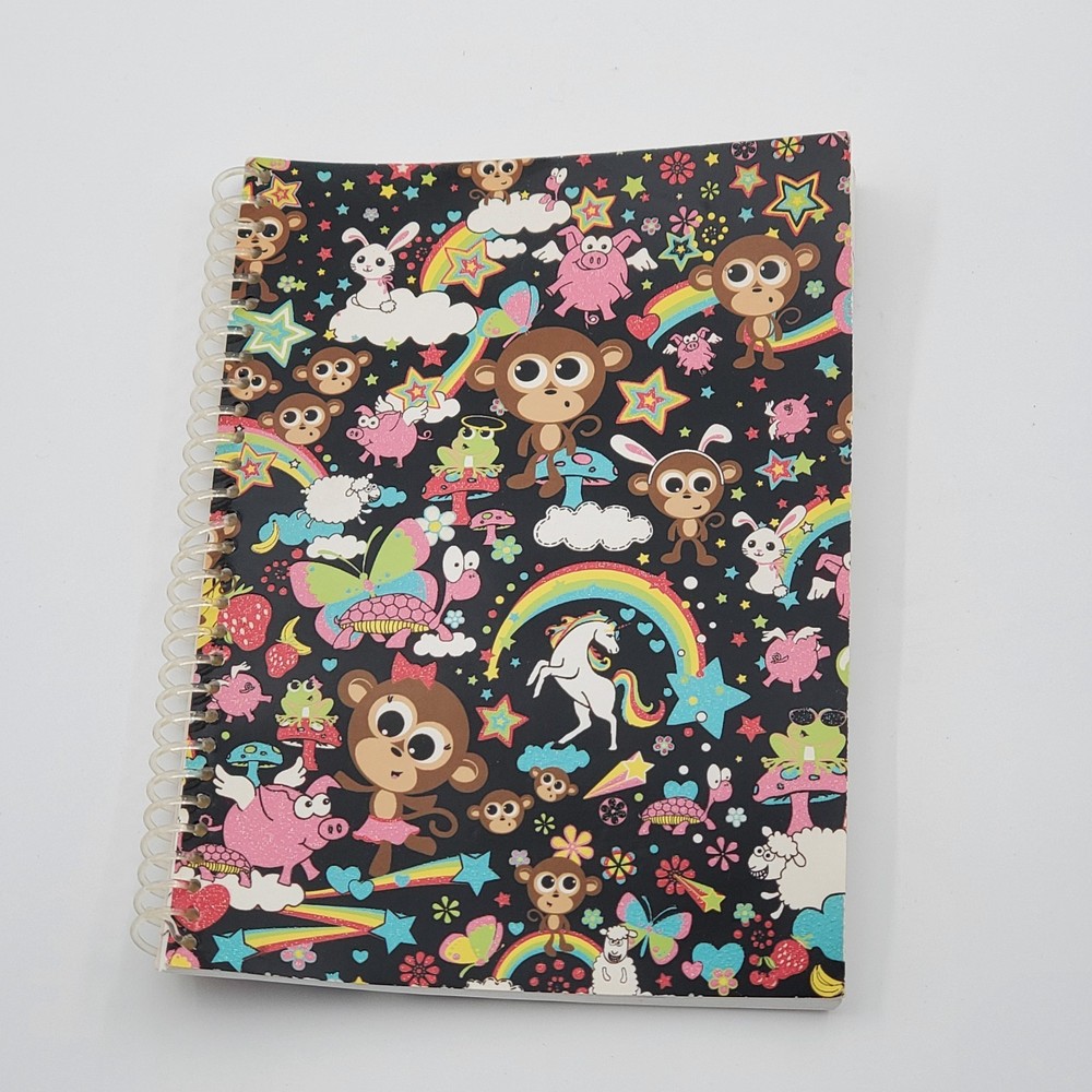 Justice 3pc Bobbie Monkey Set: Notebook, New Pencil Case & Zip Wallet