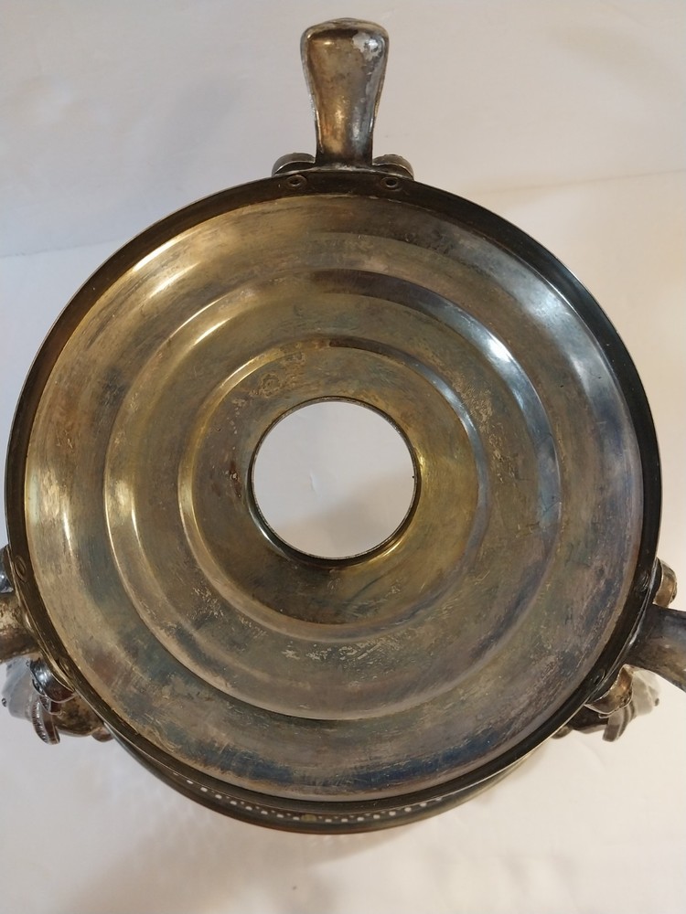 Vintage Silverplated Round Chafin Dish Stand