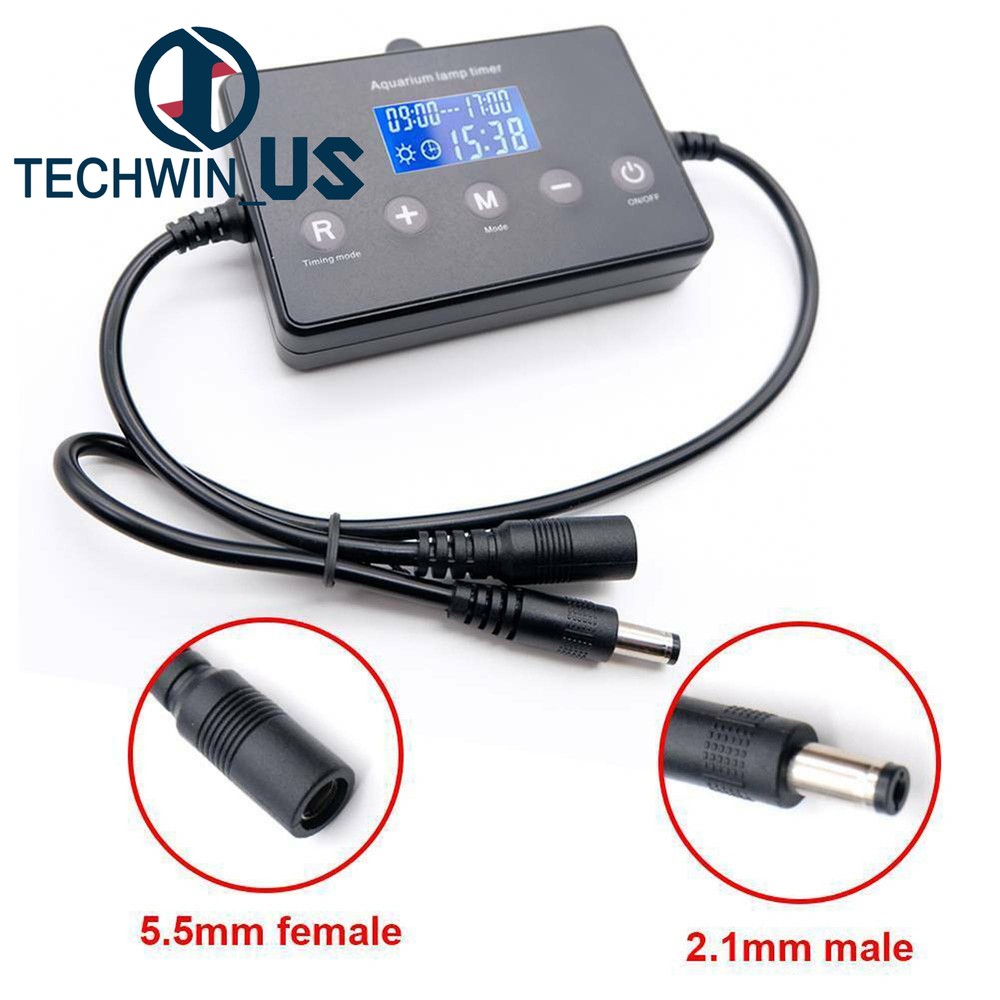 Aquarium LED Intelligent Light Controller Dimmer Timer Modulator for Fish Tank