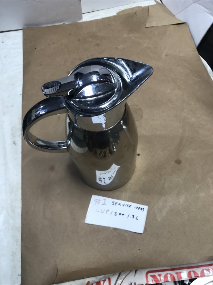 SERVICE IDEAS LVP1500 Elite Touch Push Button Server 1.5L Polished Stainless