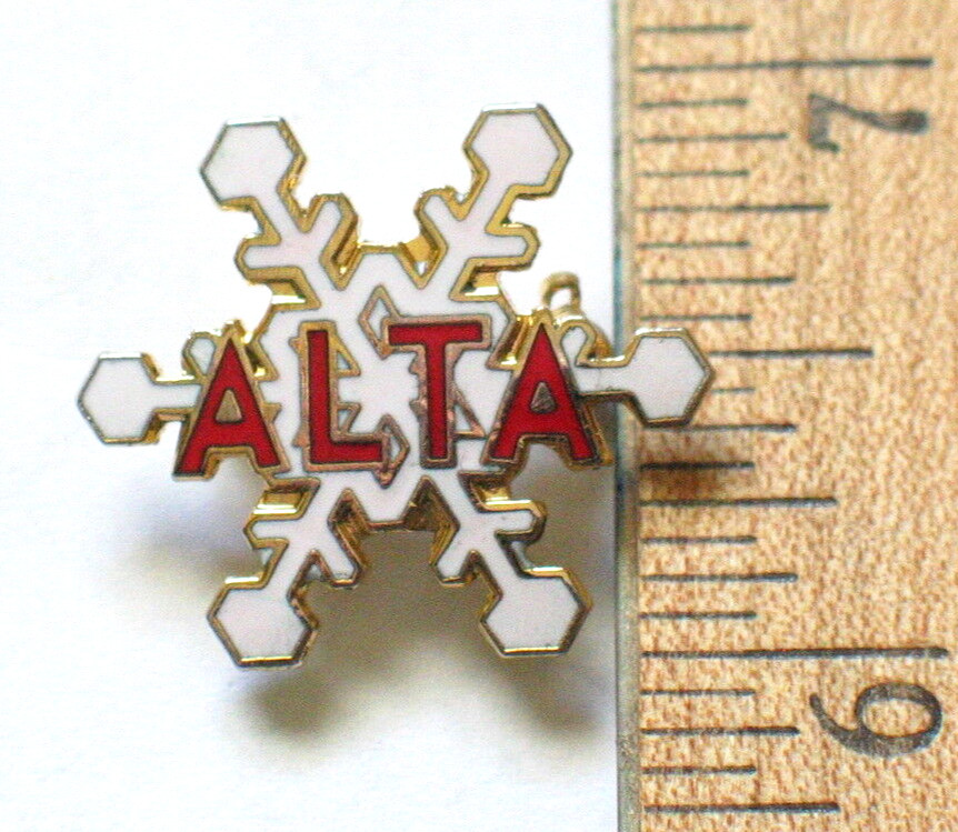 Alta Snowflake Ski Pin