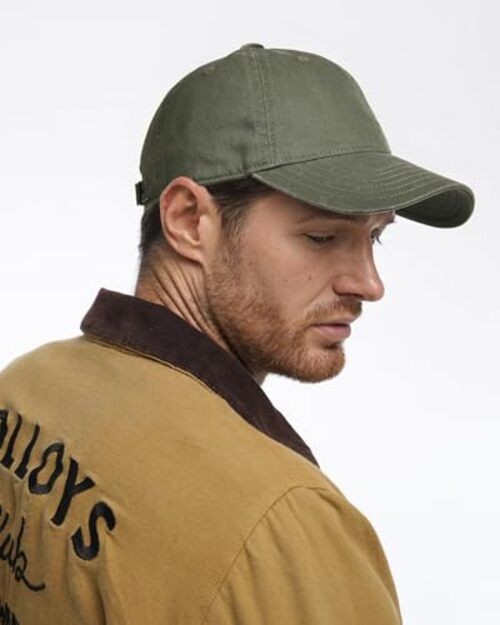 Unisex Vintage Washed Unstructured Baseball Cap Washed Medium-Large Green