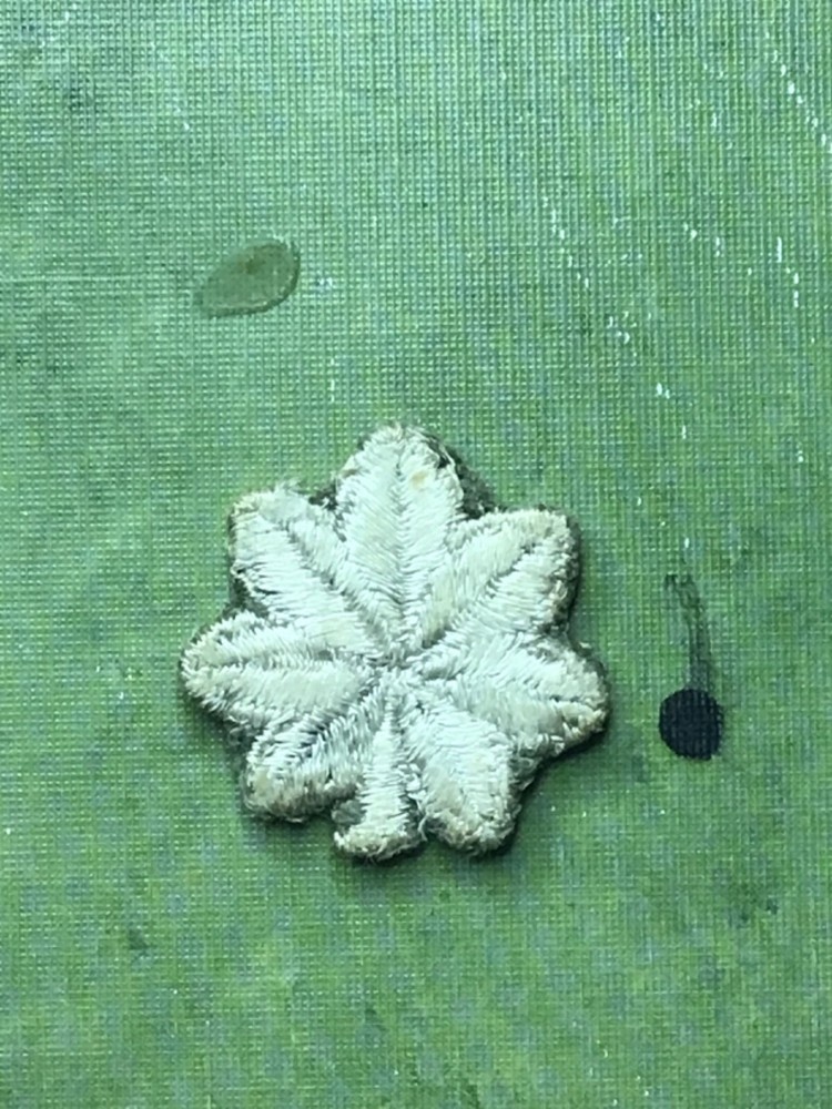 Major Cloth Insignia Collar Patch