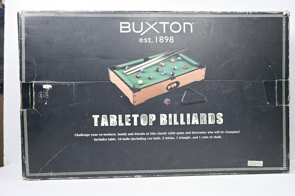 Buxton Tabletop Billiards Pool Table