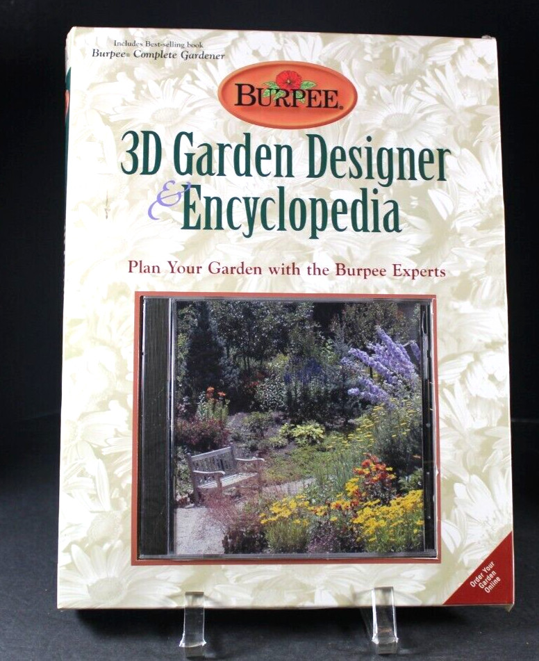 Burpee 3D Garden Designer & Encyclopedia CD-ROM for Windows - Windows 95