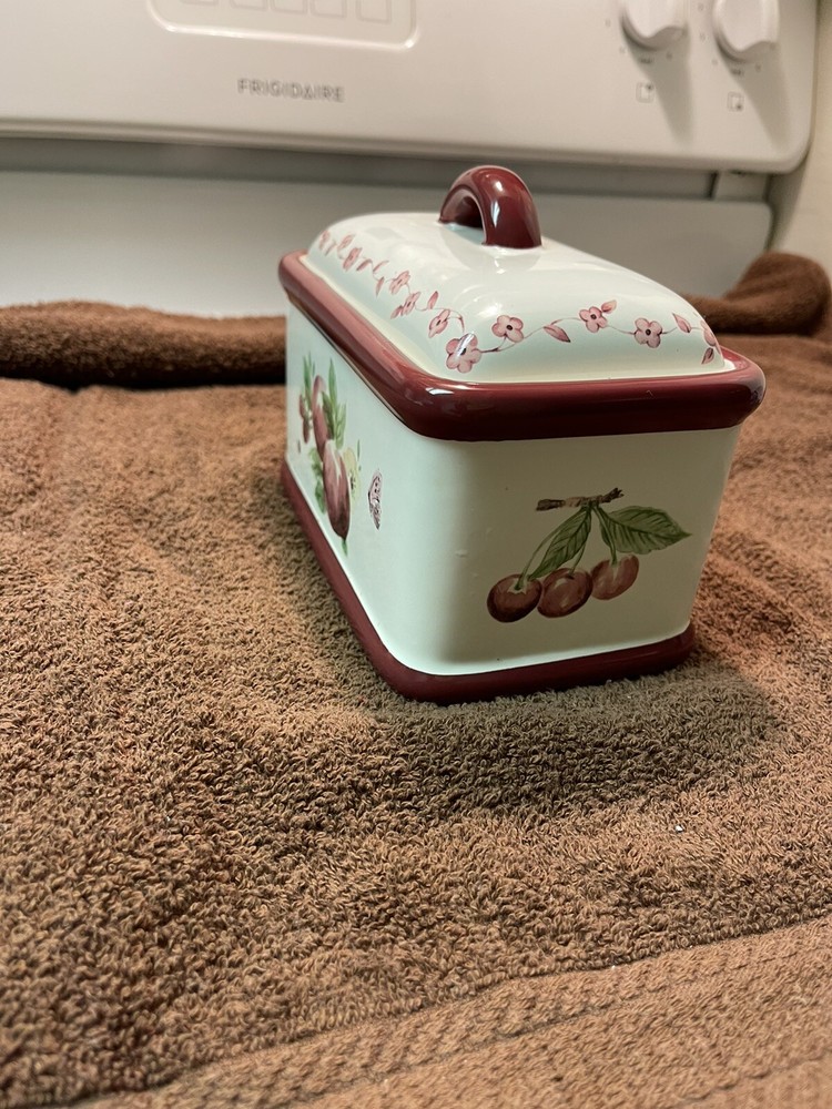 Pfaltzgraff Delicious Collection *** Recipe Box *** --- EUC