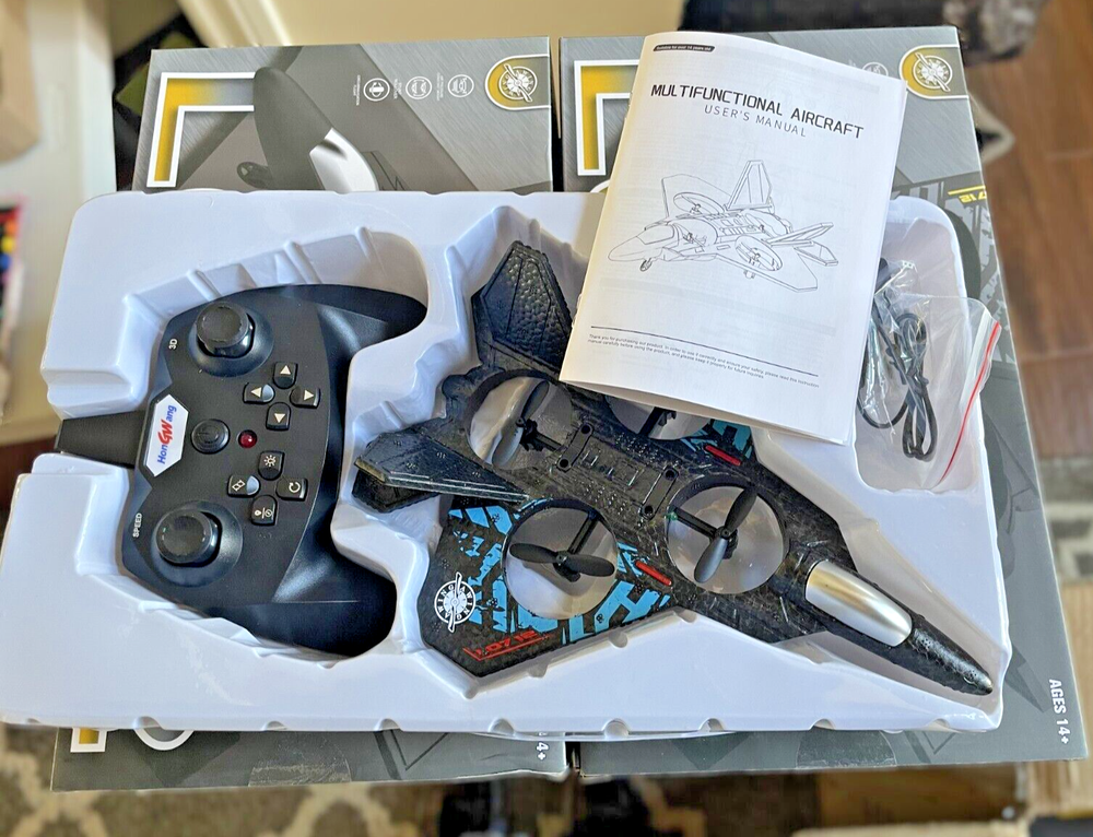F22 Raptor Drone Remote Control Stunt Plane - Easy to Fly- L0712