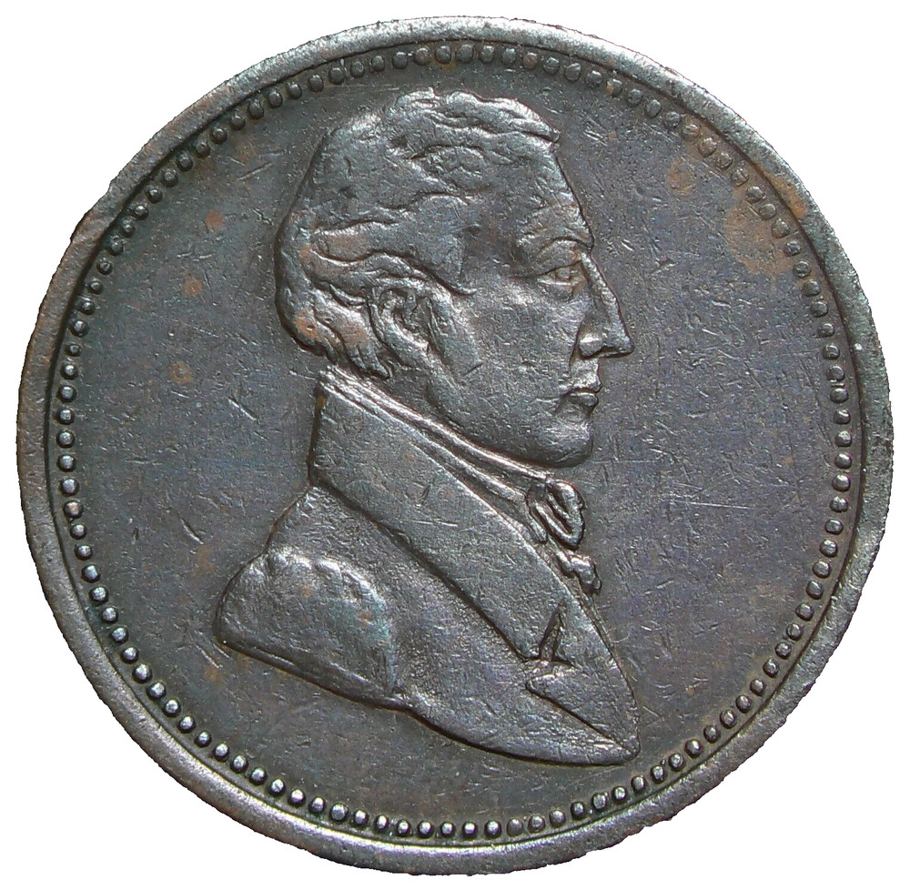 LC-59B1 1820 Lower Canada Small Bust Design Ships Colonies Token #22843