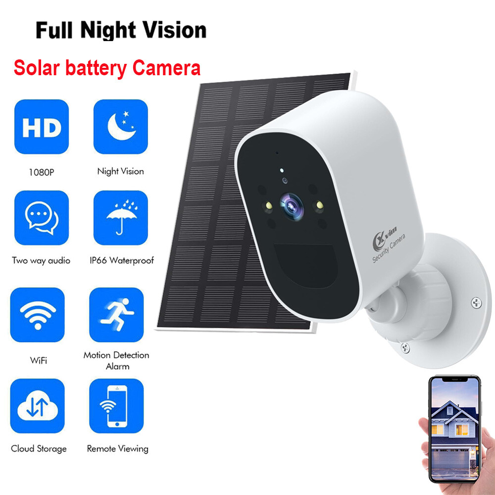 1080P Mini WiFi Camera Wireless Battery Security Camera / Solar Power Camera