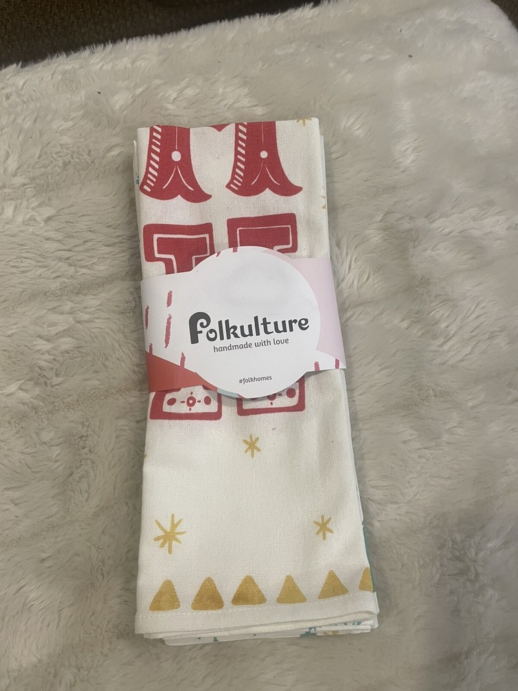 Folkulture Christmas towels