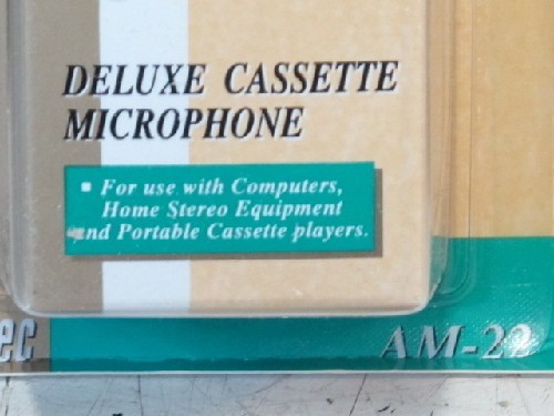 LABTEC AM-22 COMPUTER/HOME STEREO/CASSETTE MICROPHONE (NEW IN PACKAGE)