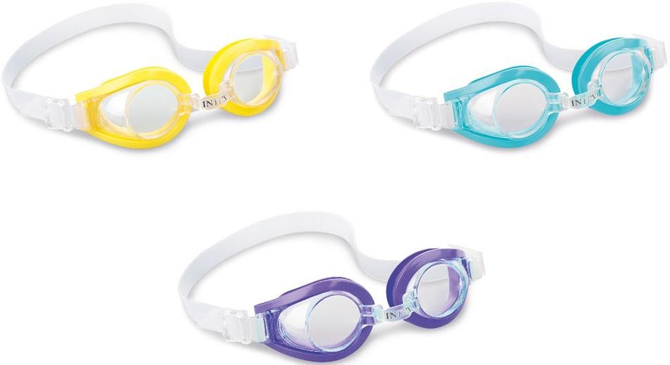 Intex 55602E Assorted Hypoallergenic Polycarbonate Swimming Play Goggles