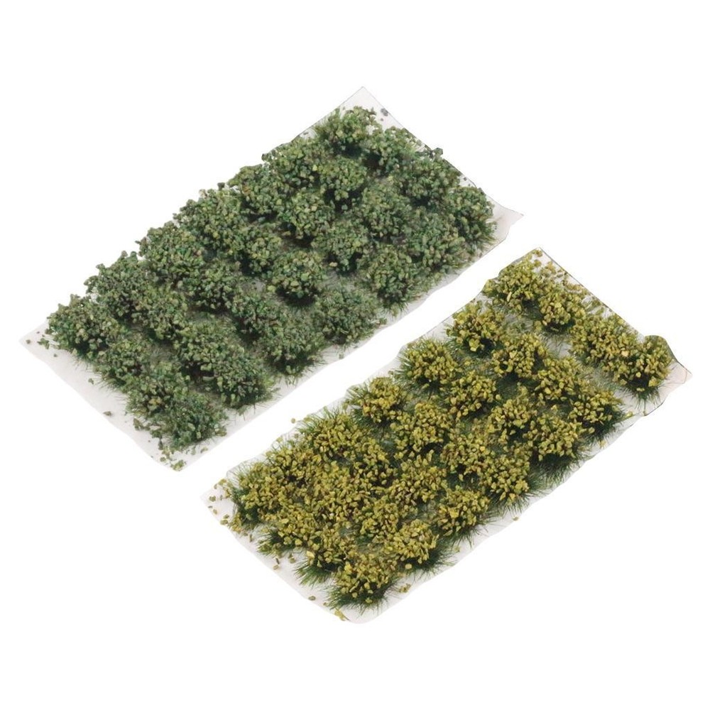 Simulation Model Scenario 3 x Shrub Grass Straw Cocooning Frame for Hobby