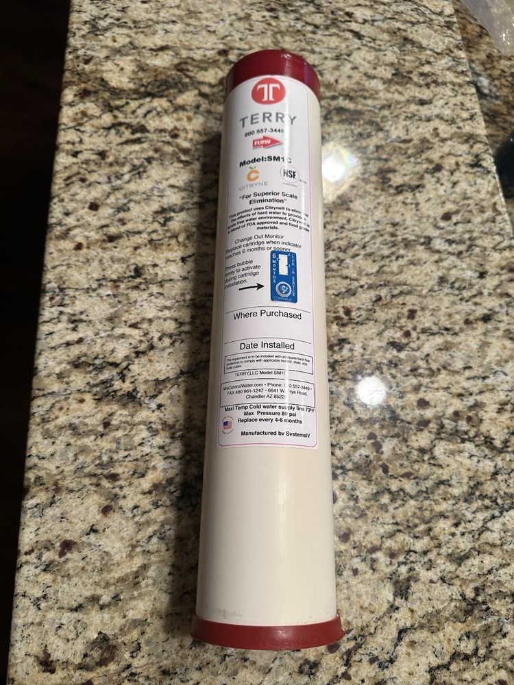 Water Filter by Terry Filtration System, Cartridge