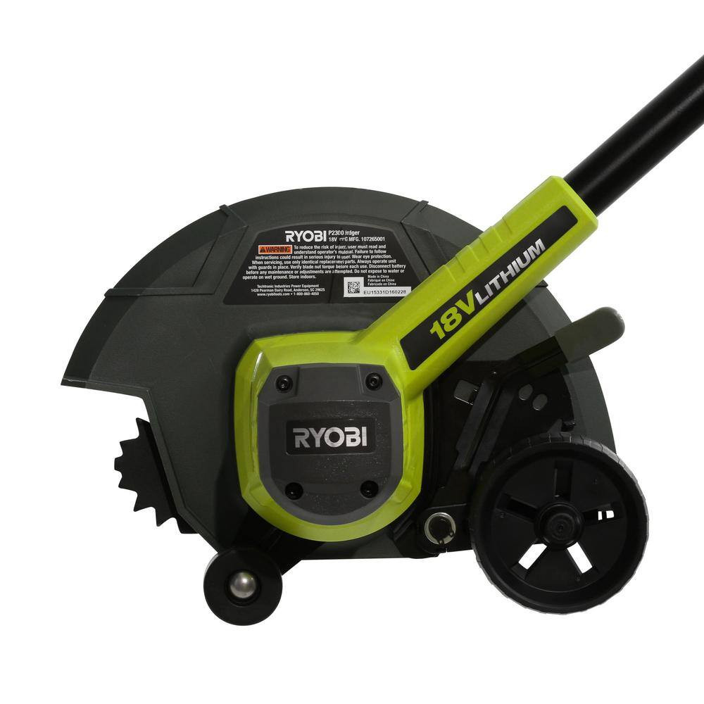 ONE+ 18V 9 In. Cordless Battery Edger with (3) Replacement Edger Blades