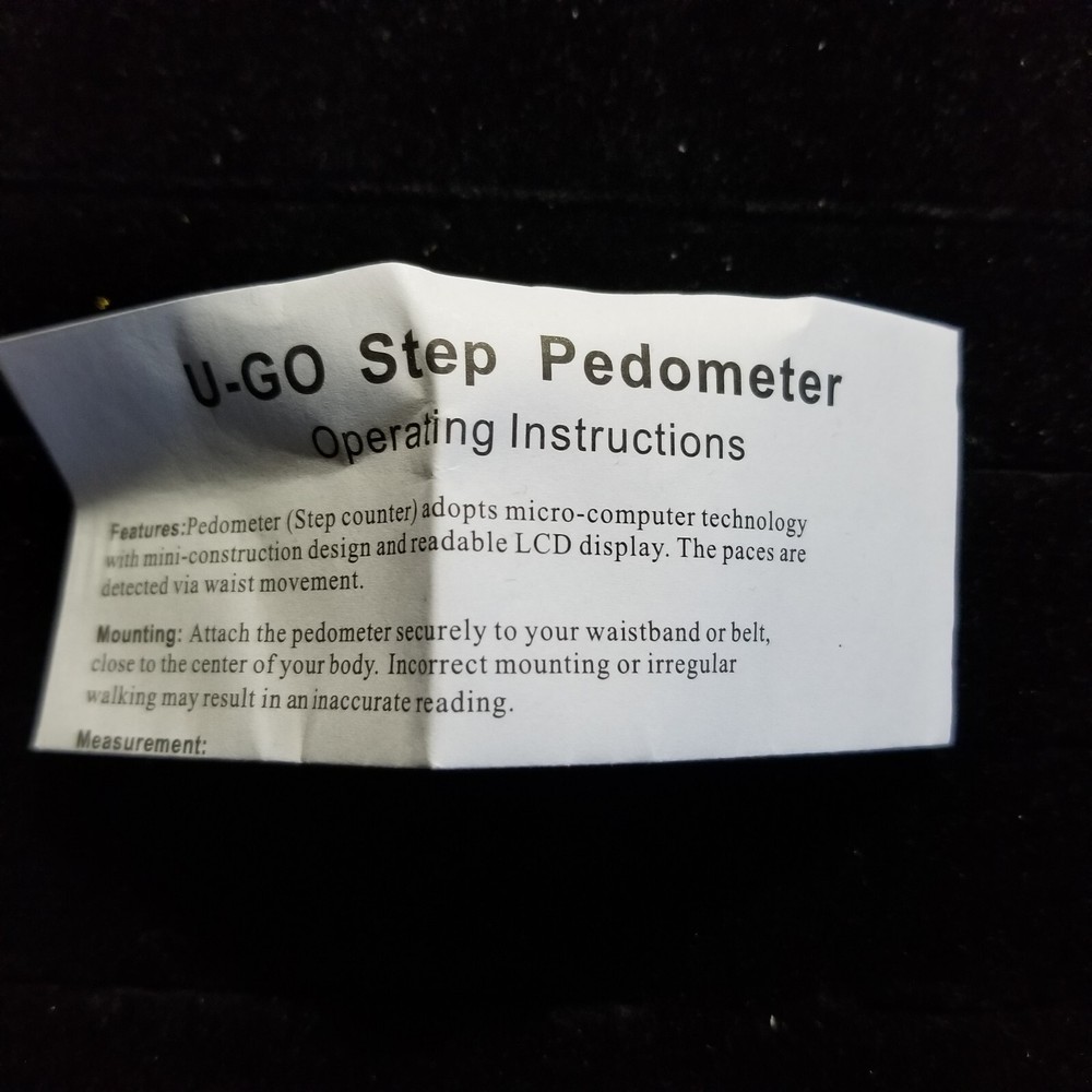 Ariel Step Tracker Taking Care of YOU Pedometer Count Your Steps