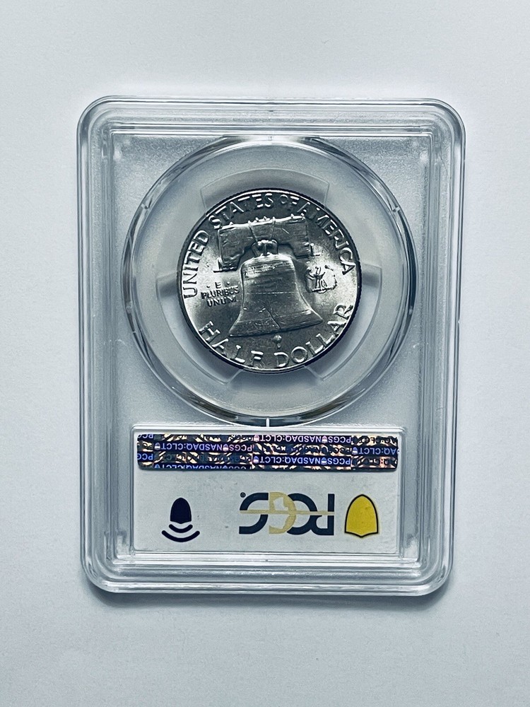 1958 Franklin Silver Half Dollar PCGS MS65
