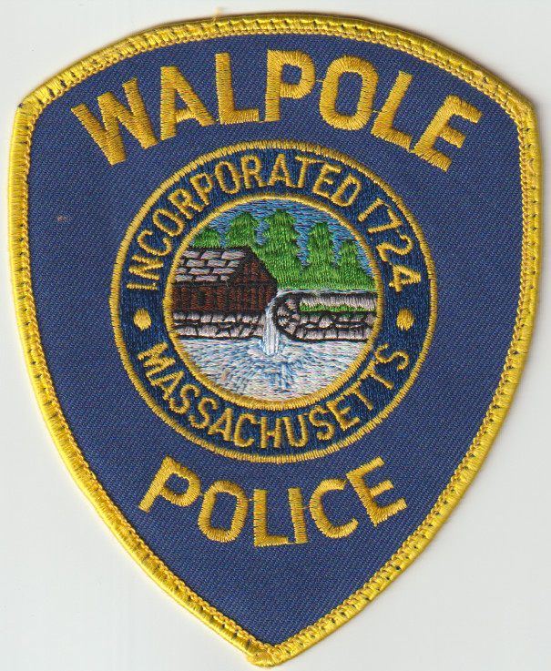 Walpole MA non shield shape patch