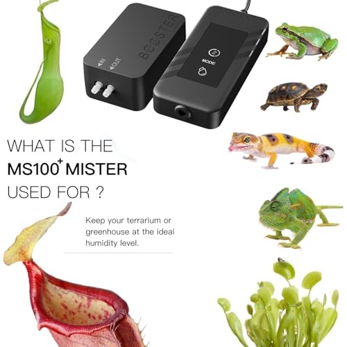 Automatic Reptile Misting & Humidifying System, Auto Rain Sprayer, 2 MS100 Kit