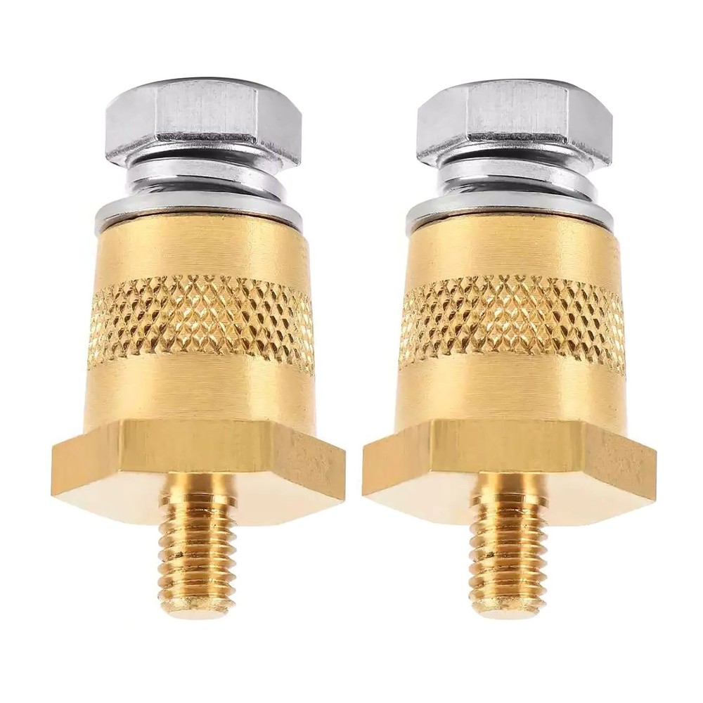 2x Battery Pole Adapter Terminal Connector Fittings M6 Thread Post Adapter