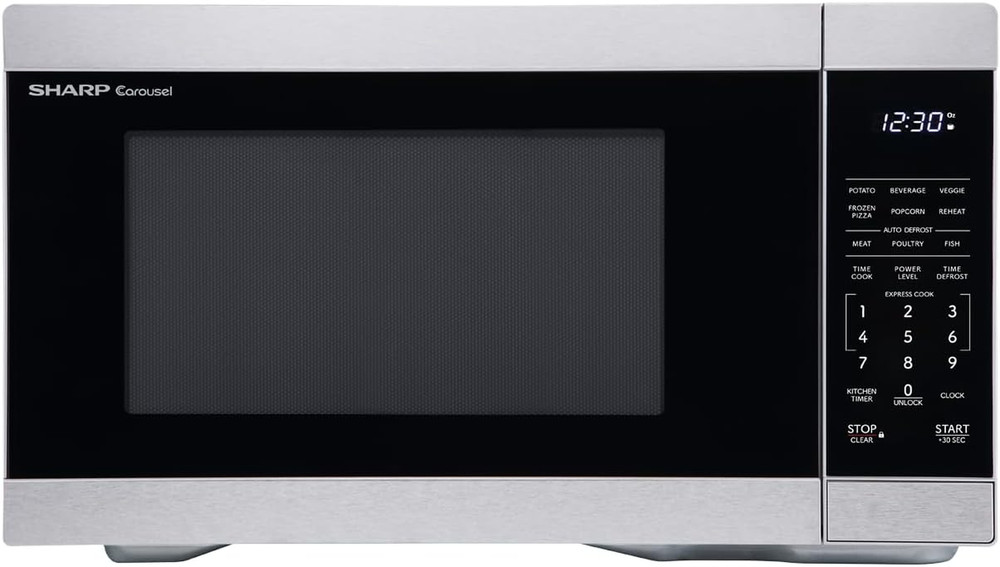 SHARP Countertop Microwave Oven with Removable 12.4" Carousel Turntable, 1000 Wa