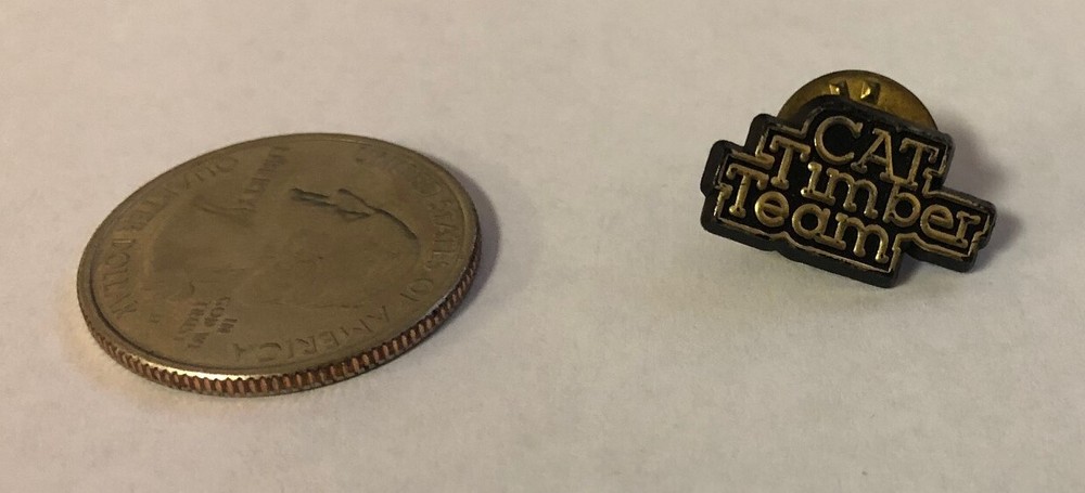 Cat Timber Team Plastic Pin