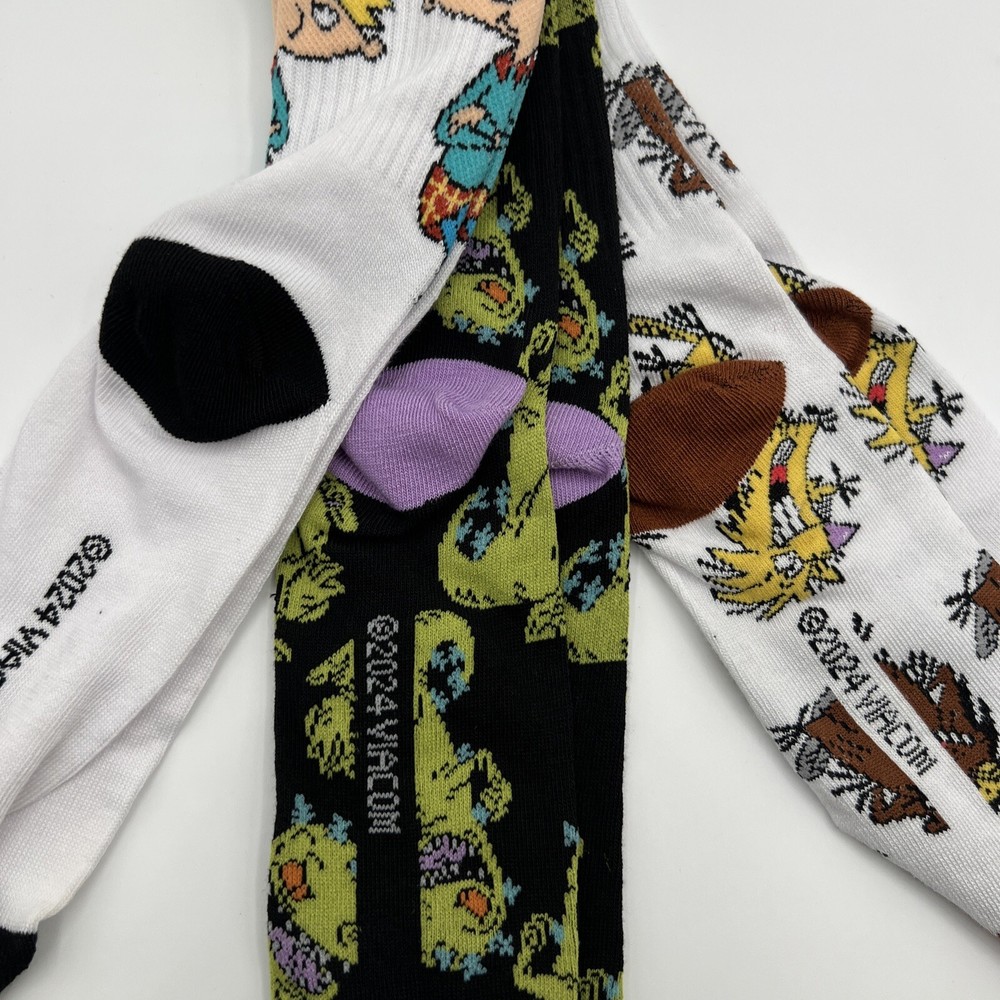 Nickelodeon Crew Socks 3 Pair One Size Fits Most
