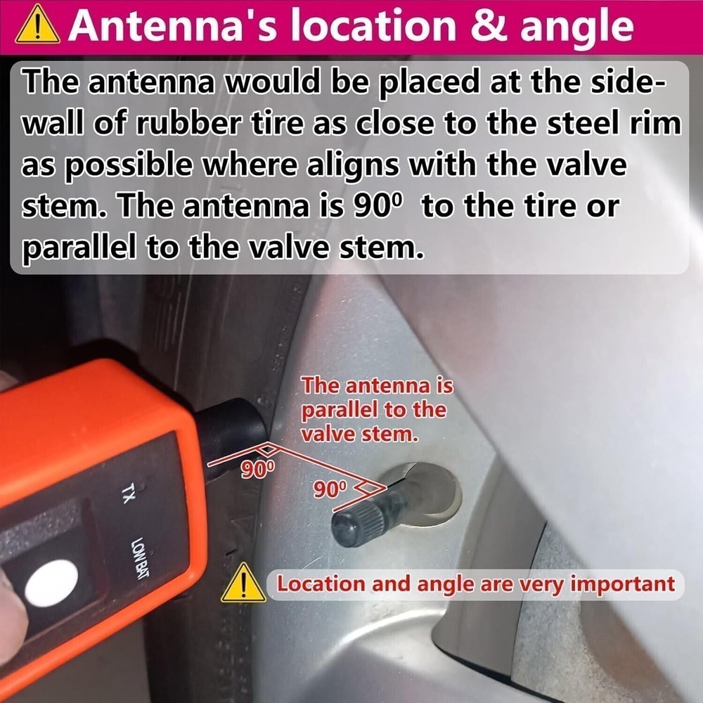 TPMS Tire Pressure Sensor Relearn Reset Programmer for Chevy Silverado Corvette