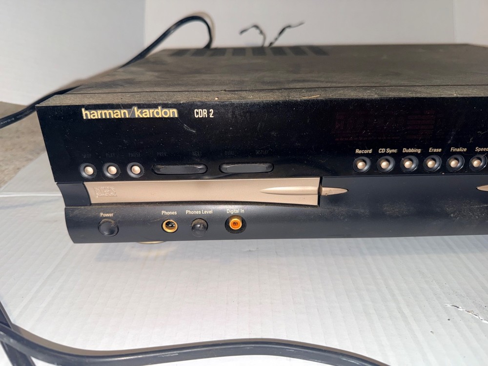 Harman Kardon CDR 20 Dual CD Player, Recorder - Untested, No Remote